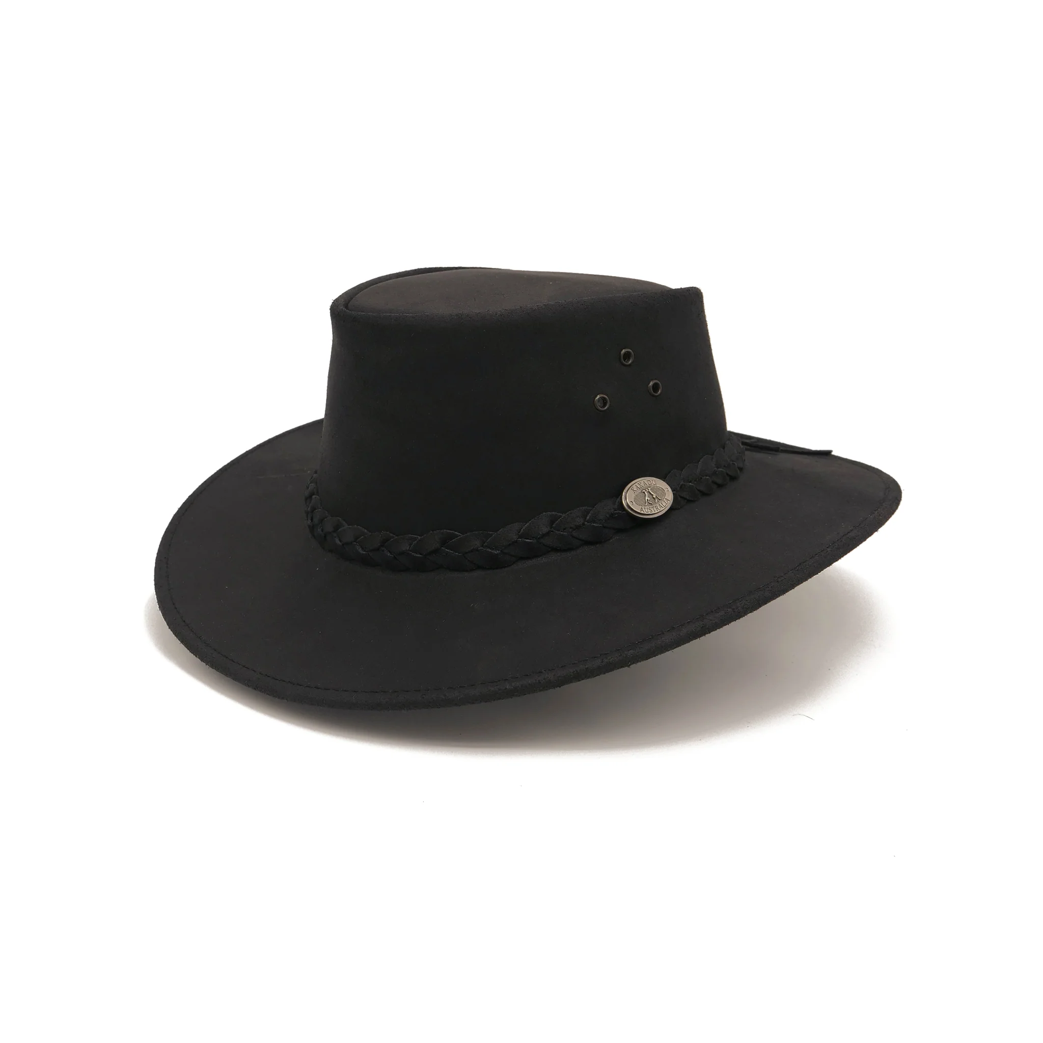 Kids Busselton Leather Hat - Image 4