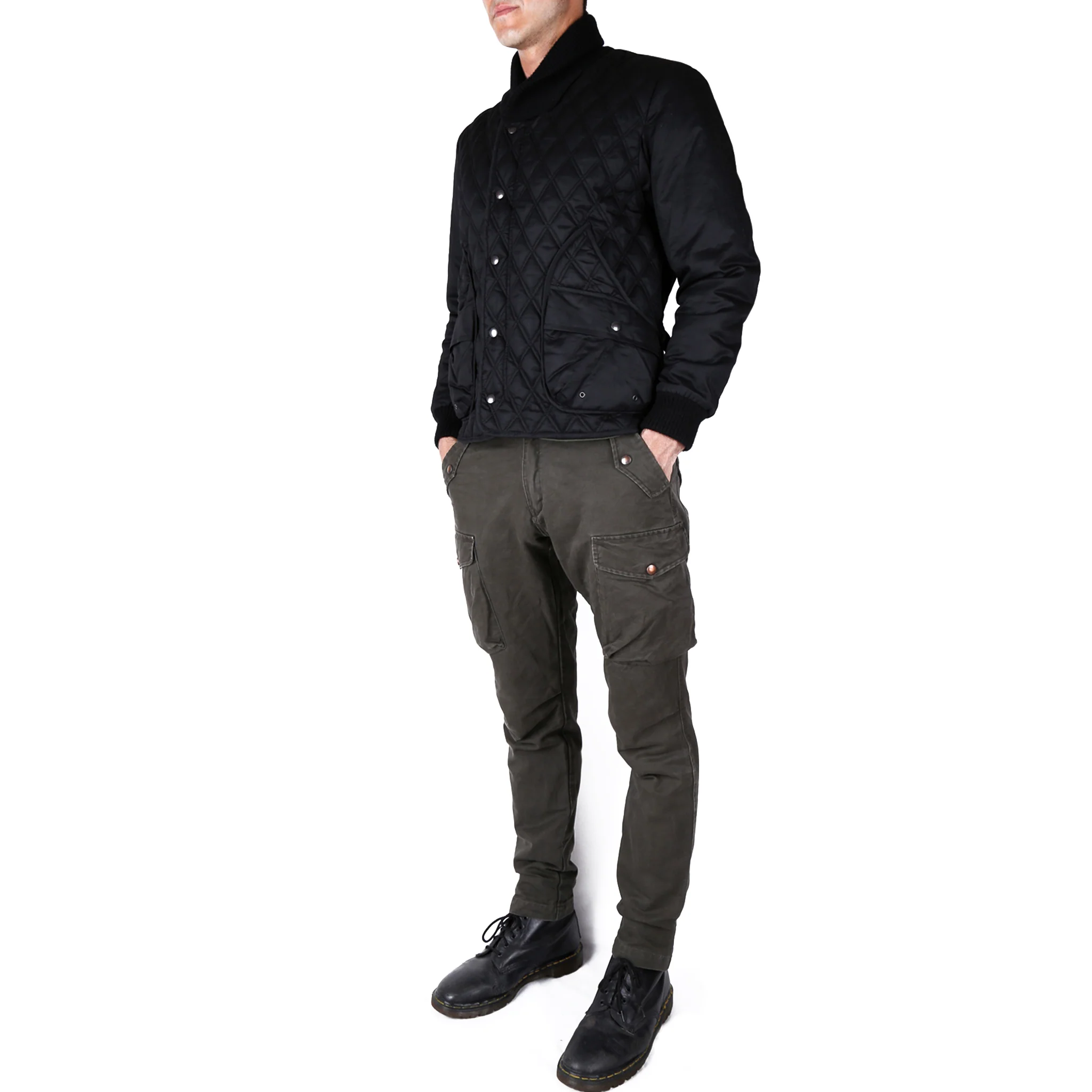 Kingsford Smith Waxed Quilted Jacket - Image 8