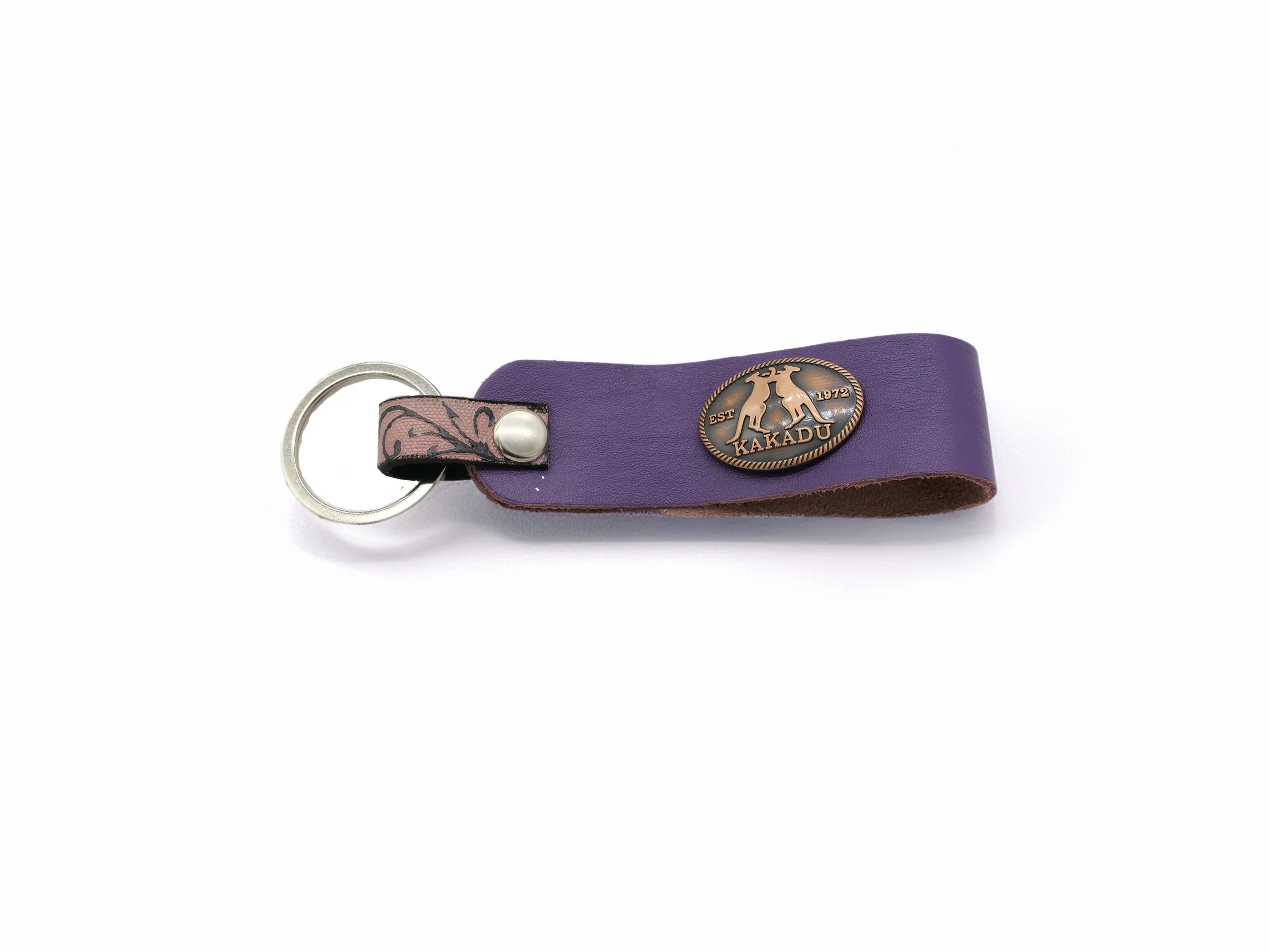 Leather Keyring With Coloured Loop - Image 14