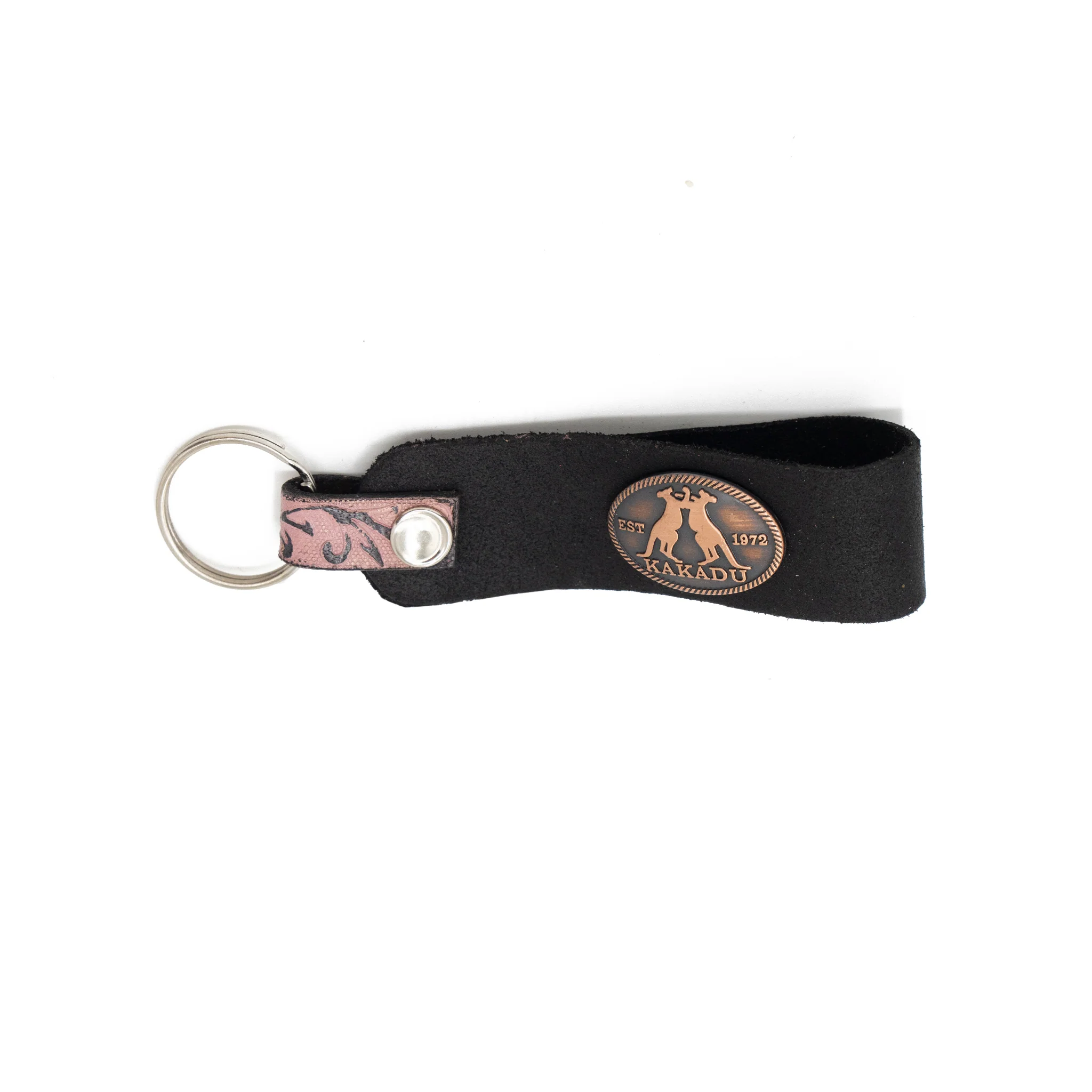 Leather Keyring With Coloured Loop - Image 3
