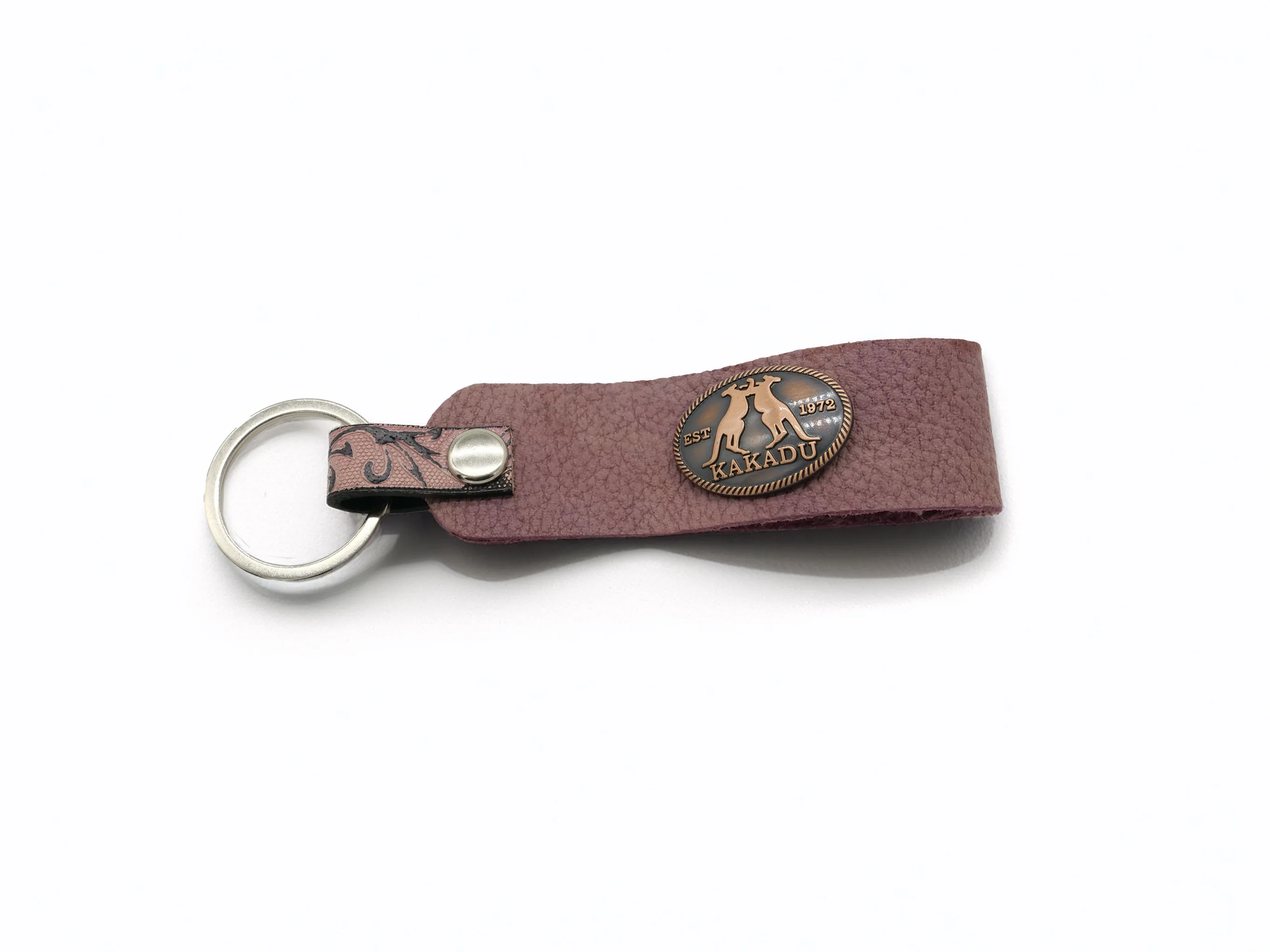 Leather Keyring With Coloured Loop - Image 5