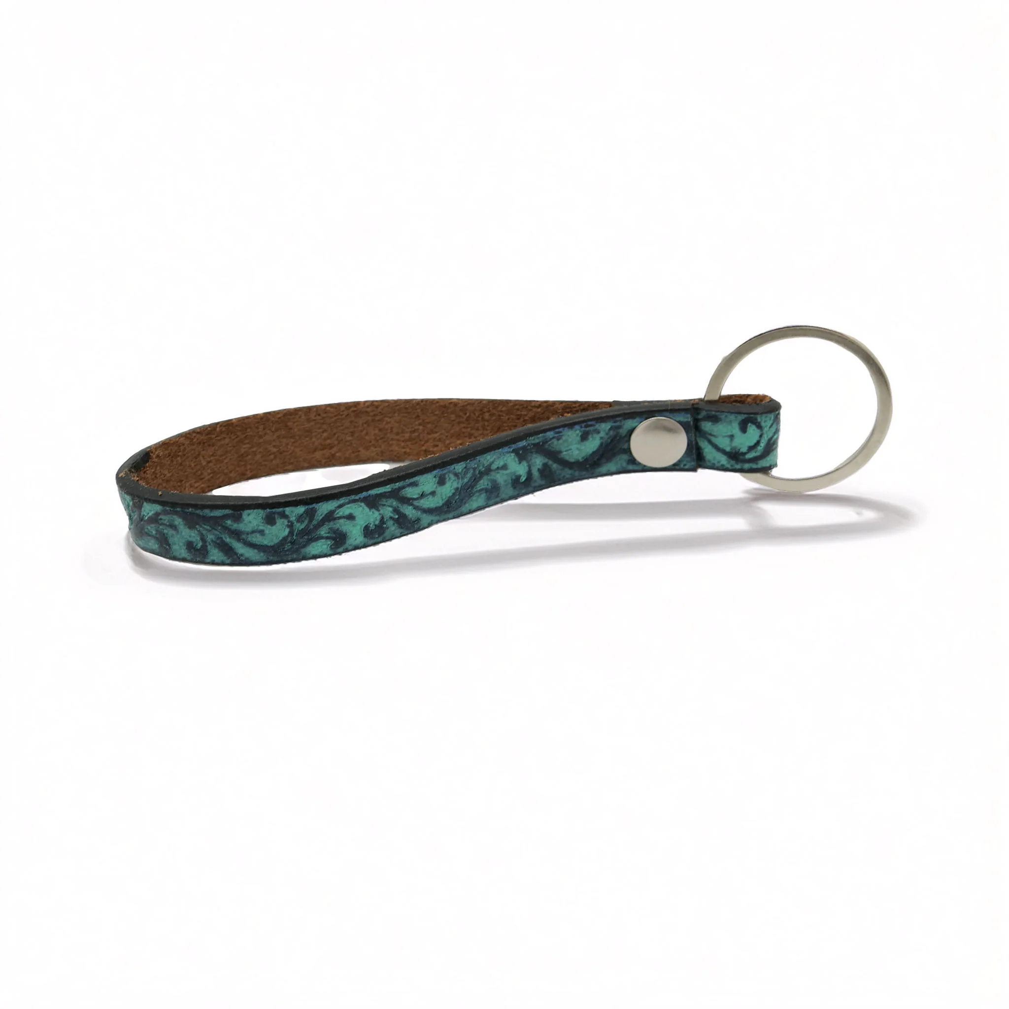 Embossed Leather Keyring - Image 10