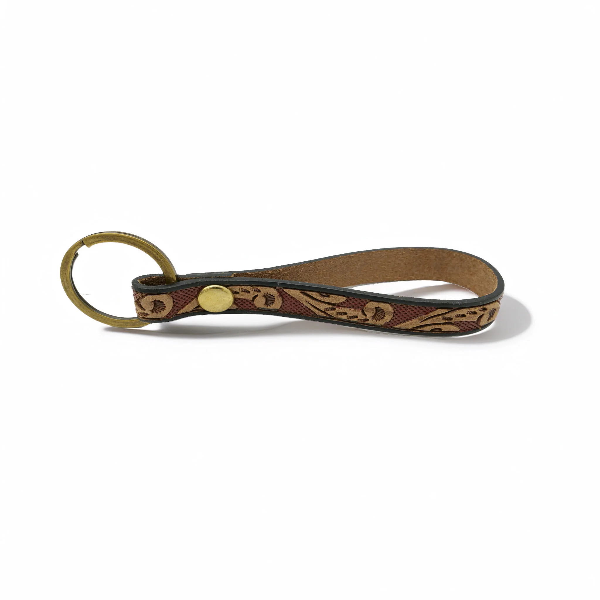Embossed Leather Keyring - Image 6