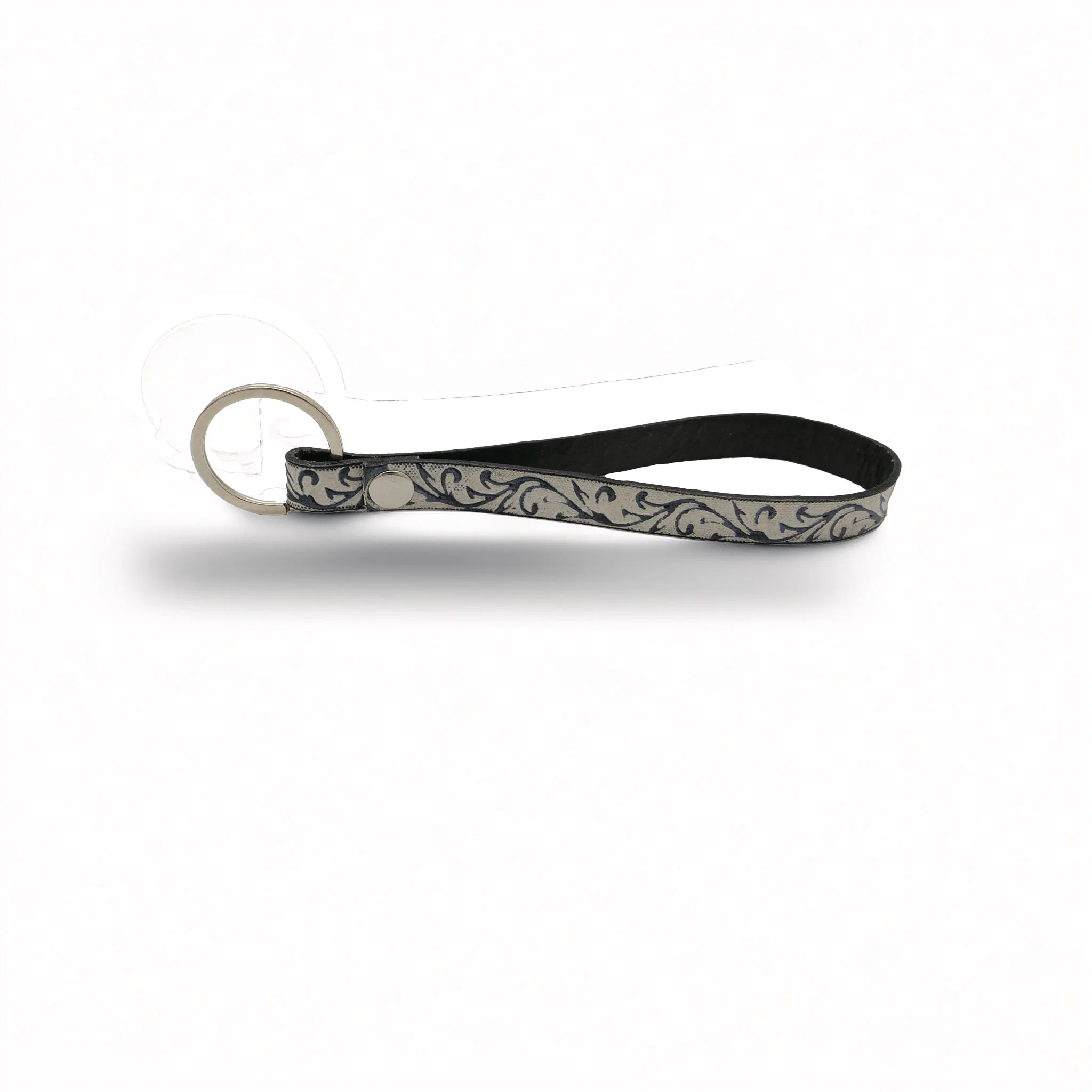 Embossed Leather Keyring - Image 7