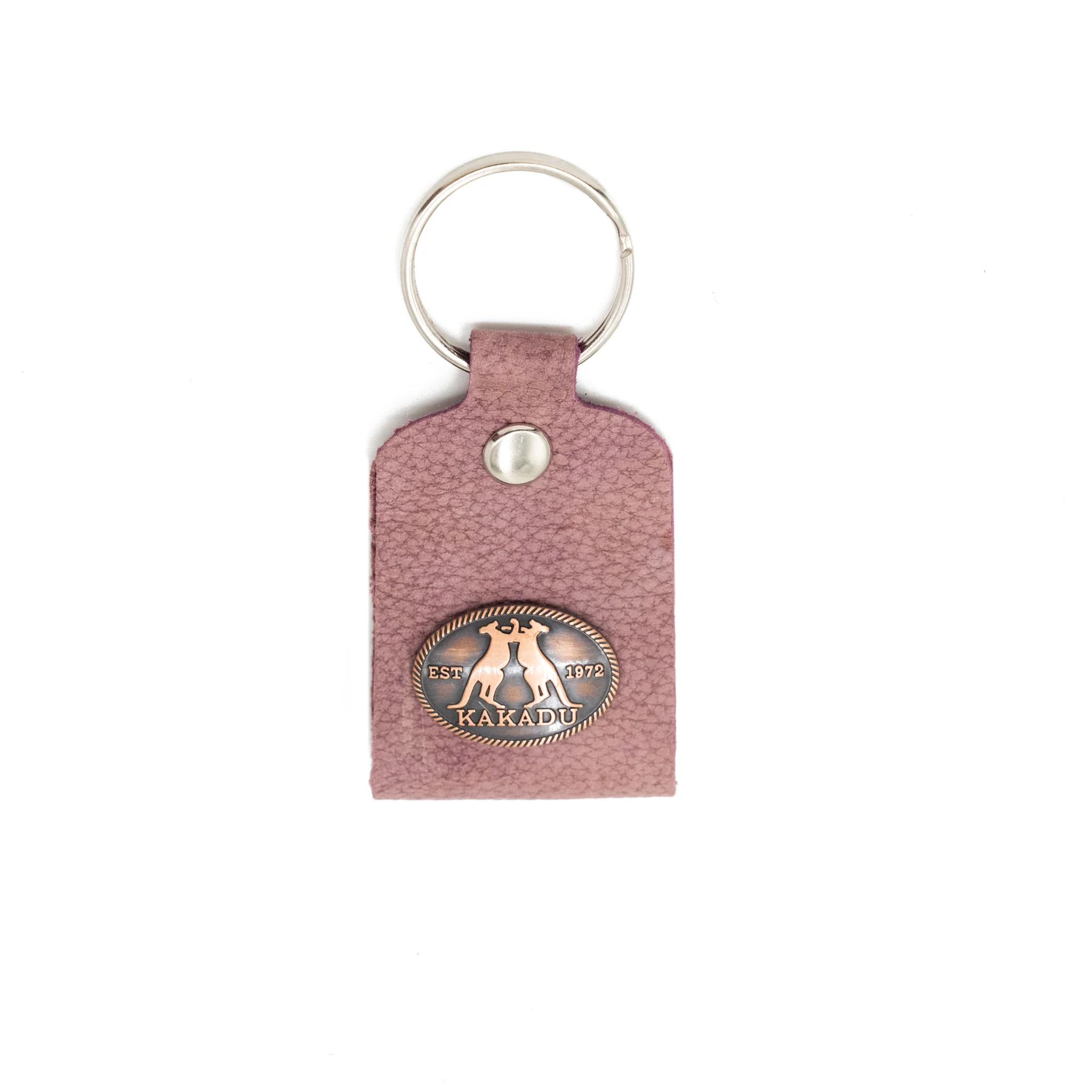 Leather Keyring With Metal Logo - Image 4