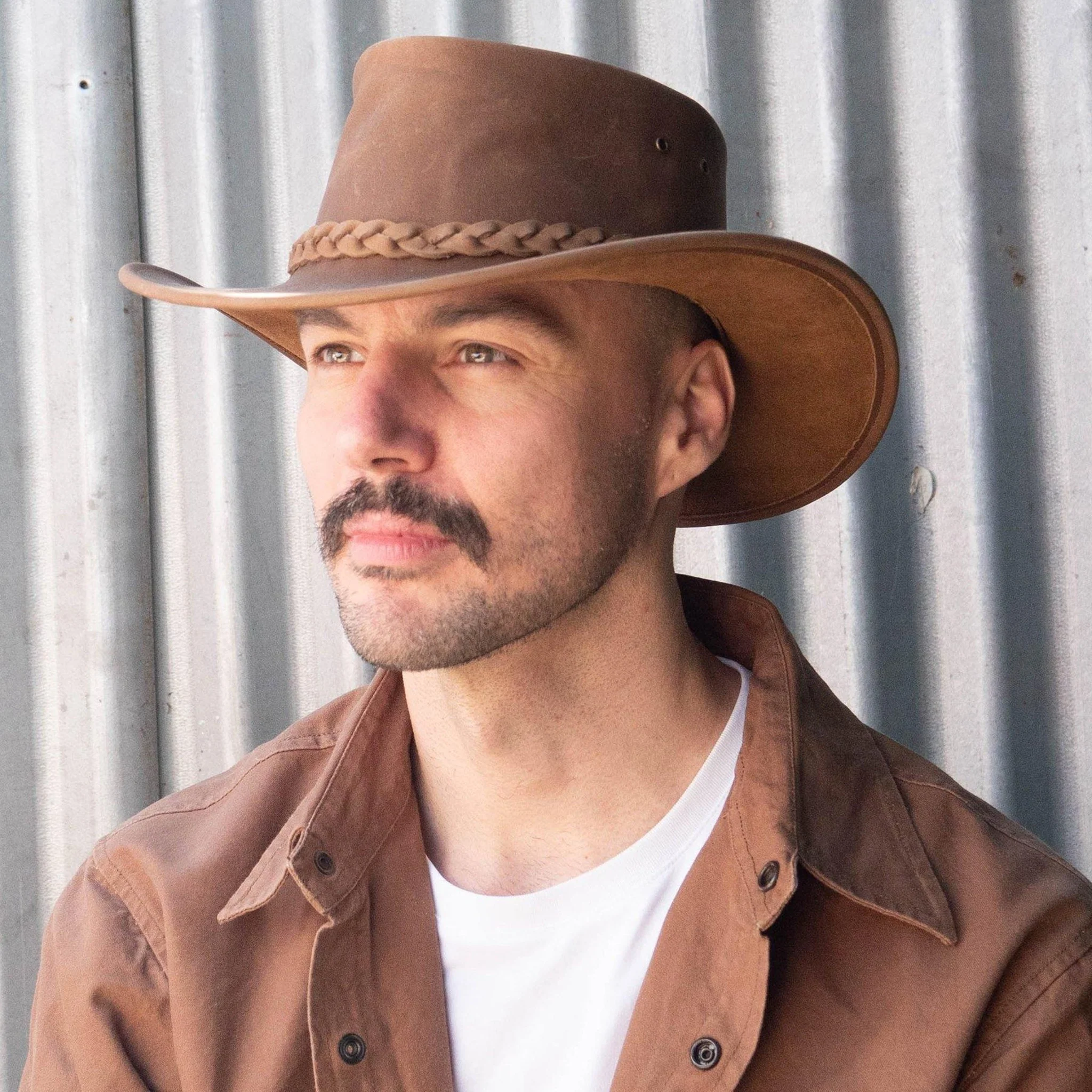 The Nullarbor Leather Hat - Image 2