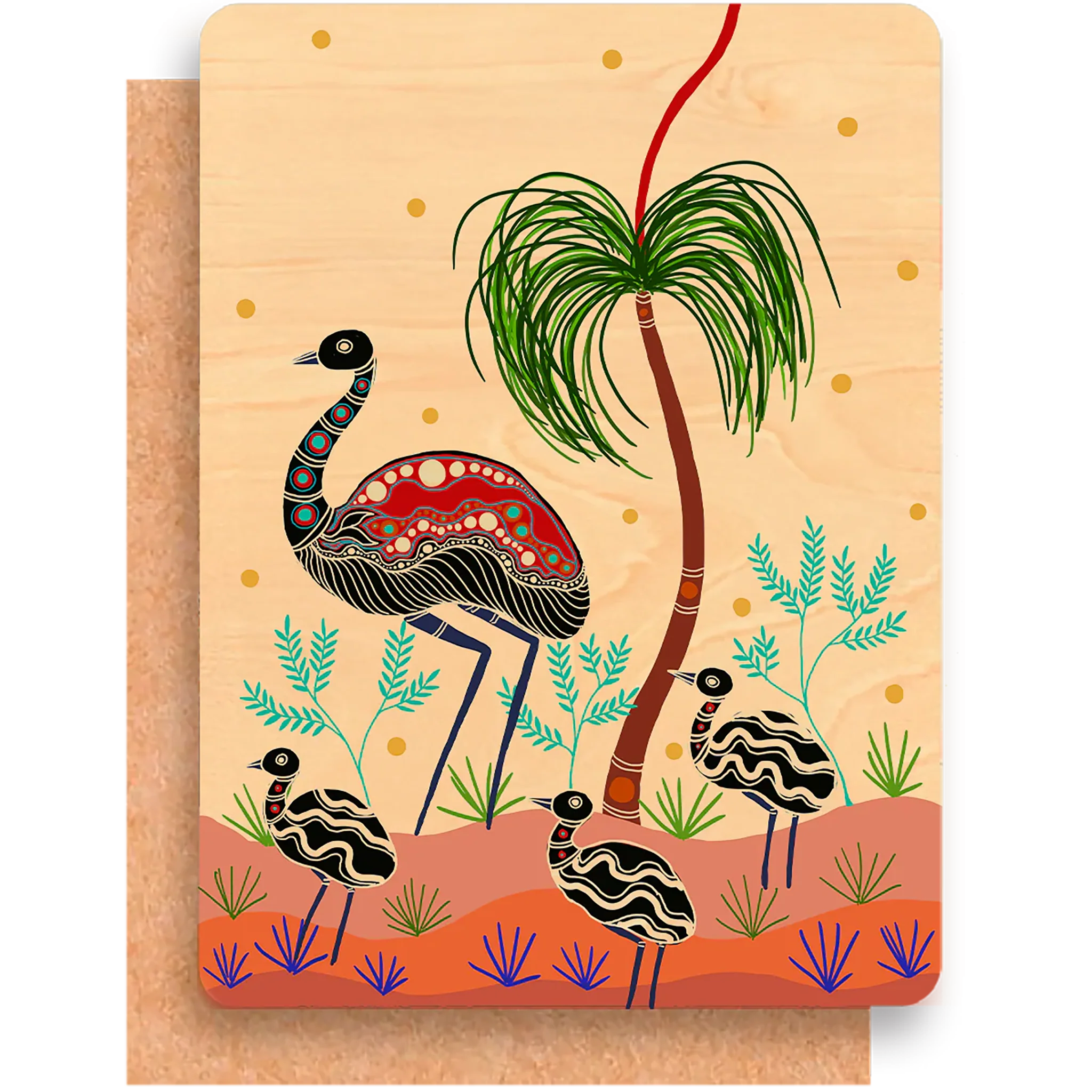 Premium Maple Wood Flat Greeting Card - Image 11