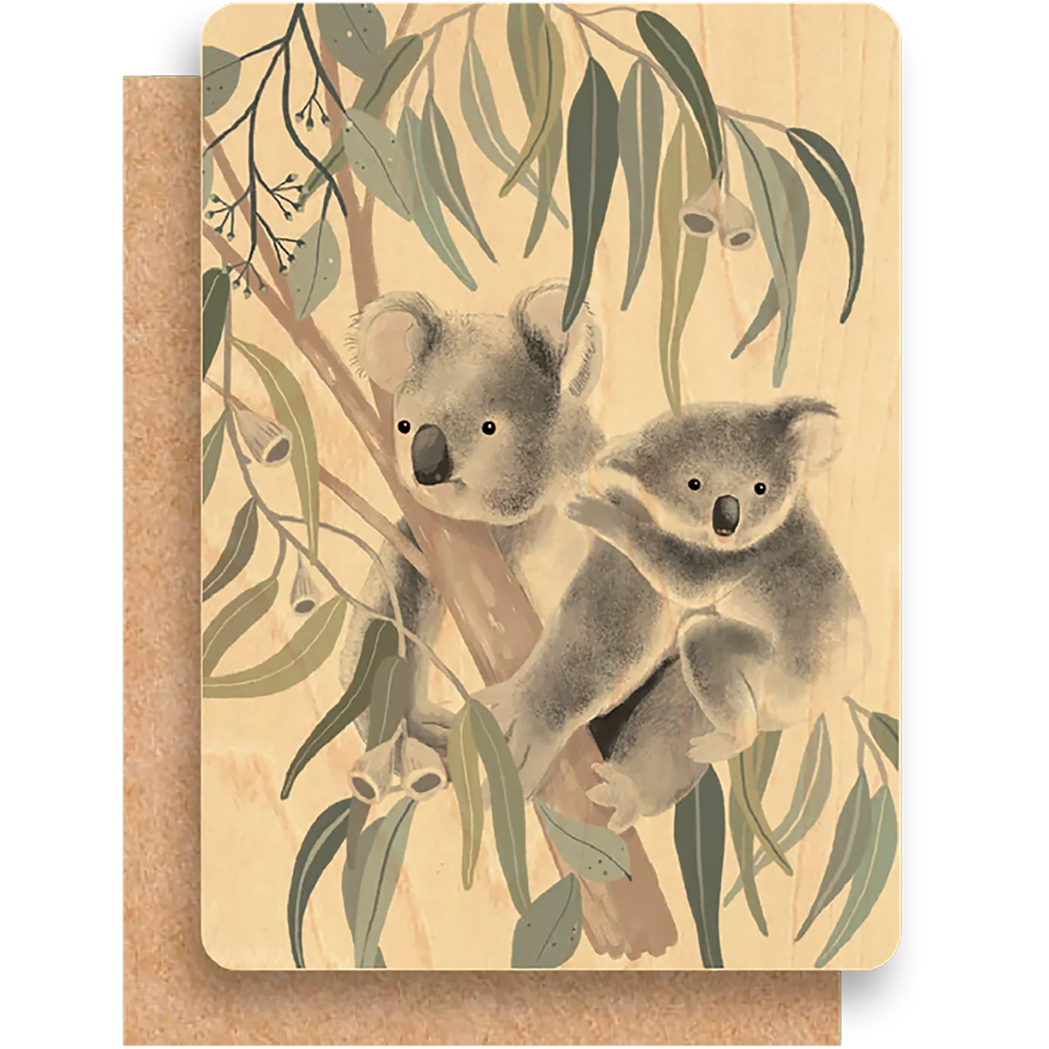 Premium Maple Wood Flat Greeting Card - Image 3