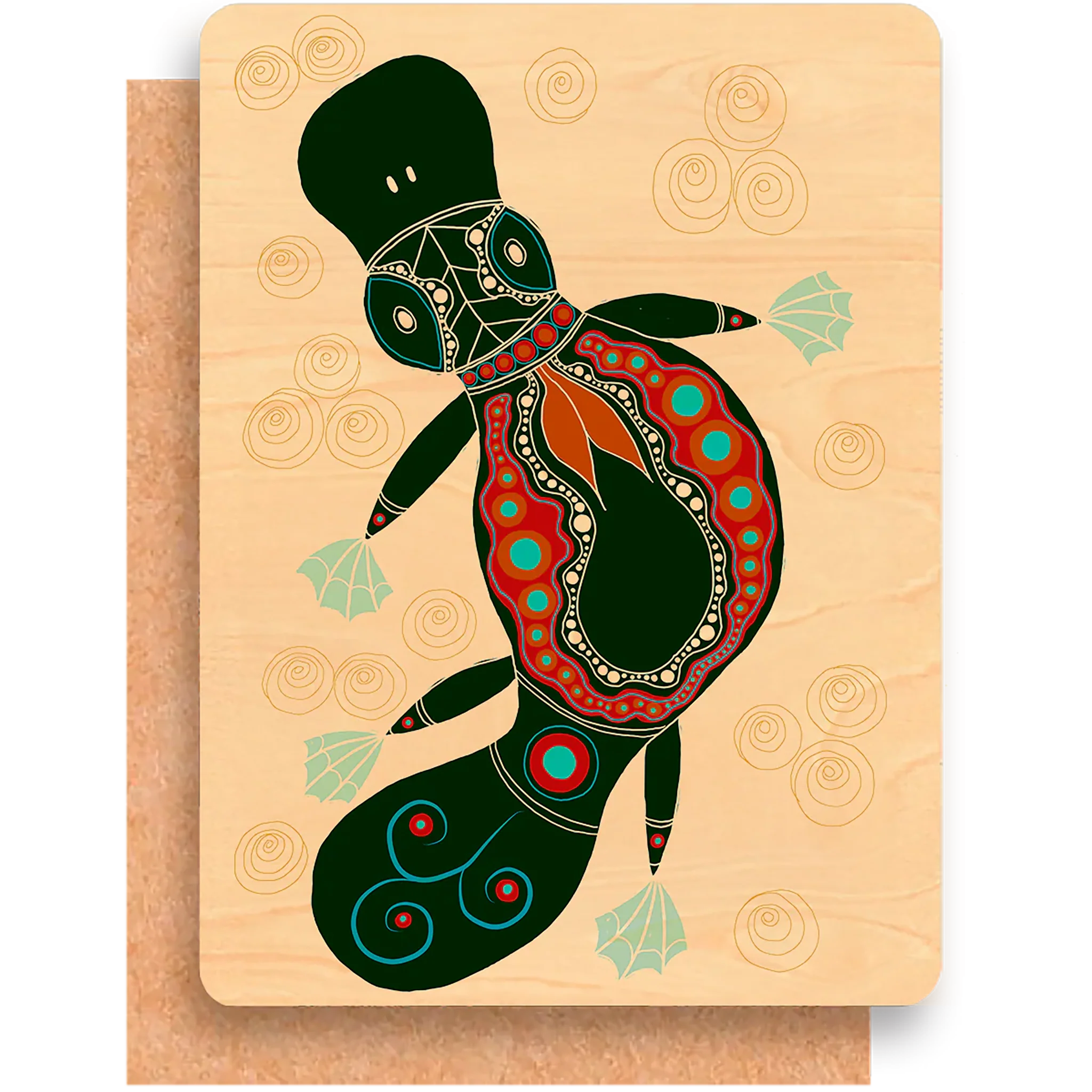 Premium Maple Wood Flat Greeting Card - Image 9
