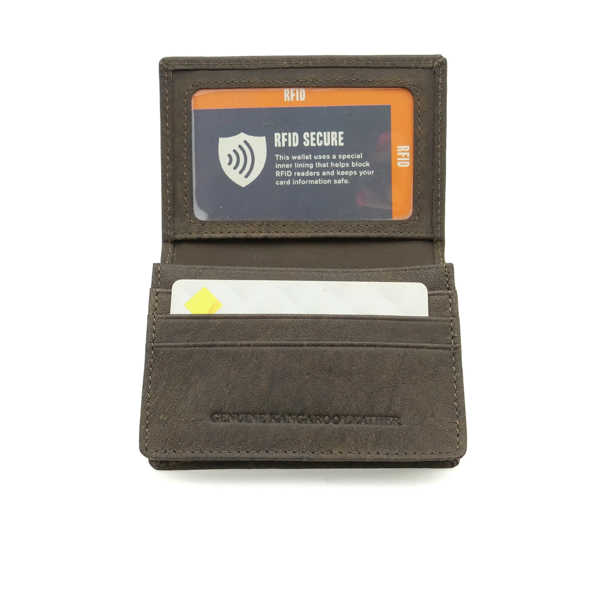 Wollstonecraft Kangaroo Leather Wallet - Image 3