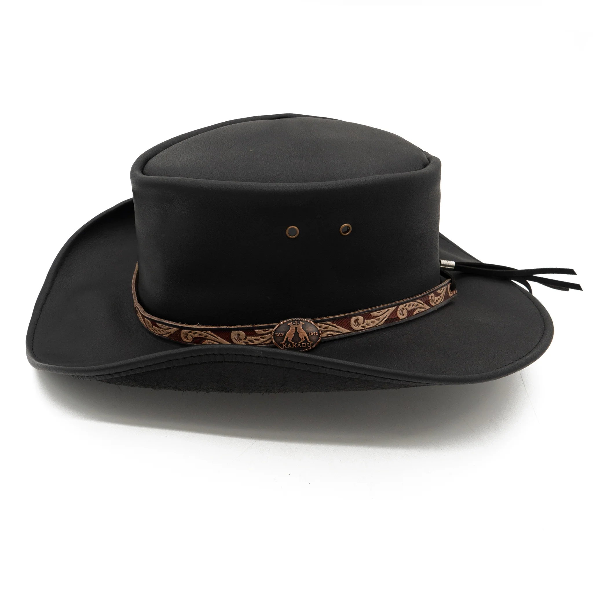 Tarcoola Shapeable Leather Hat - Image 4
