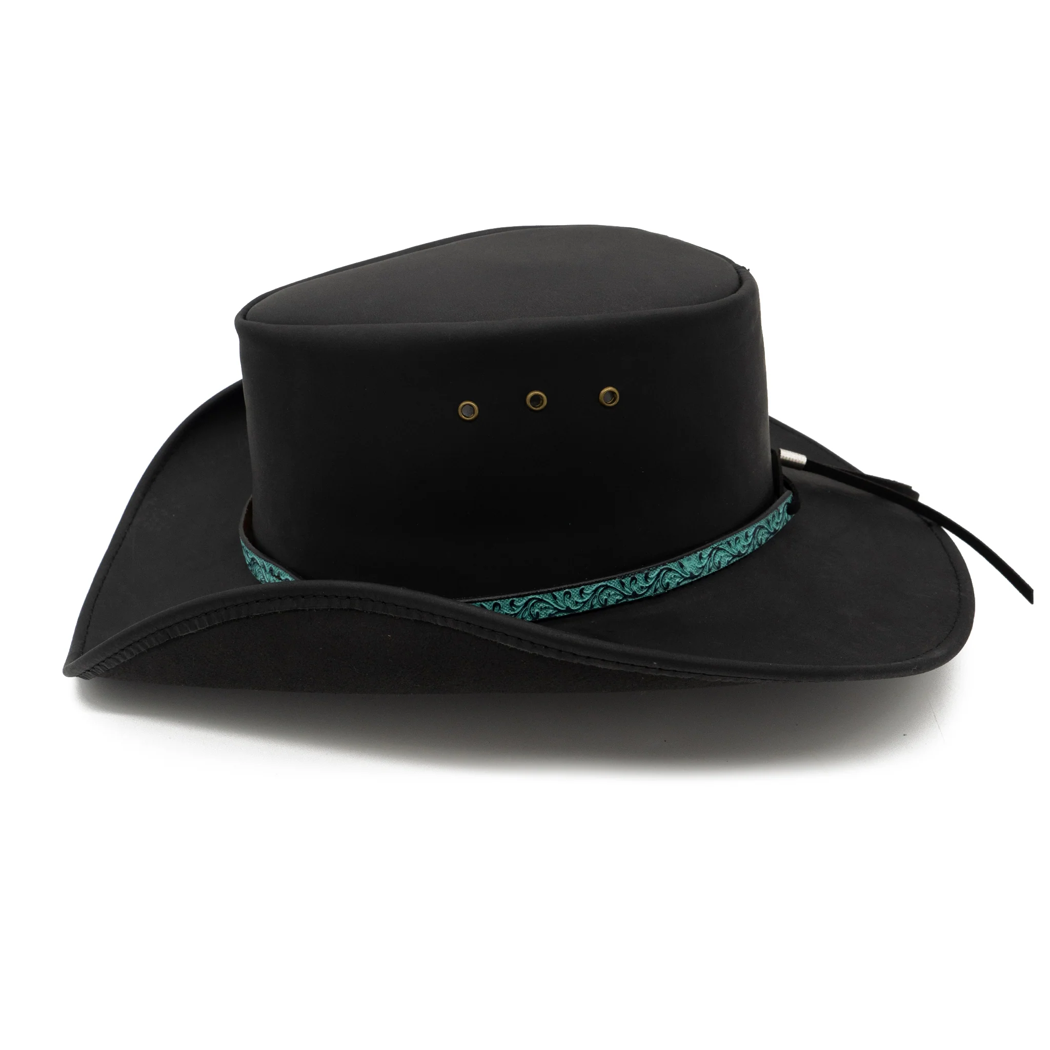 Winton Shapeable Leather Hat - Image 6